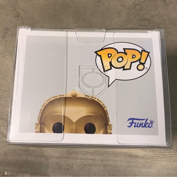 Funko Pop! Star Wars C3PO Bobblehead in Pop Protector #609, [New] - Picture 6 of 7